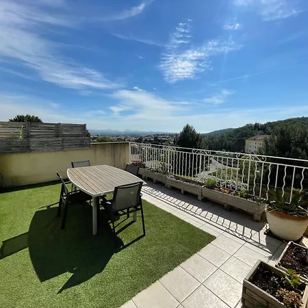 شقة T4 Cosy 80 M2 - Piscine Et Terrasse - Vue Degagee